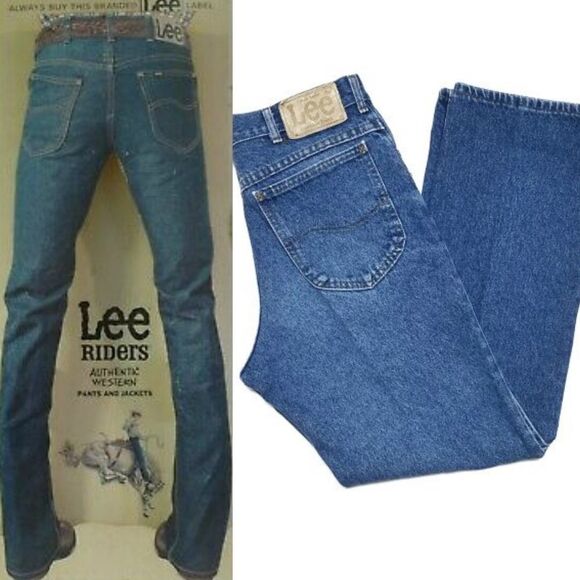 VINTAGE 70s Lee High Rise Union Made Bootcut Jeans